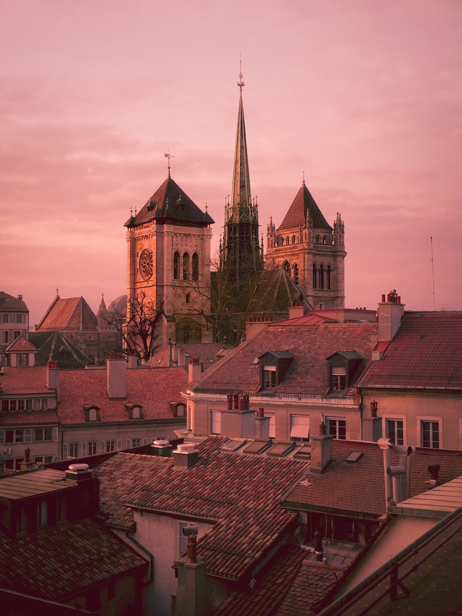 Picture of the Geneva cathedral